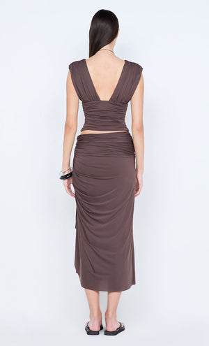 Clementine Gathered Top