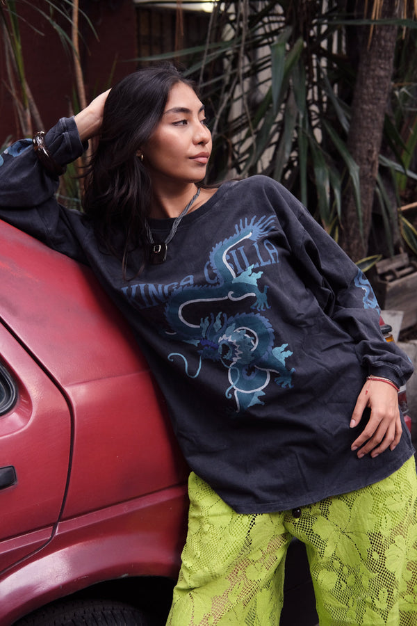 Rex Dragon Roses LS Tee