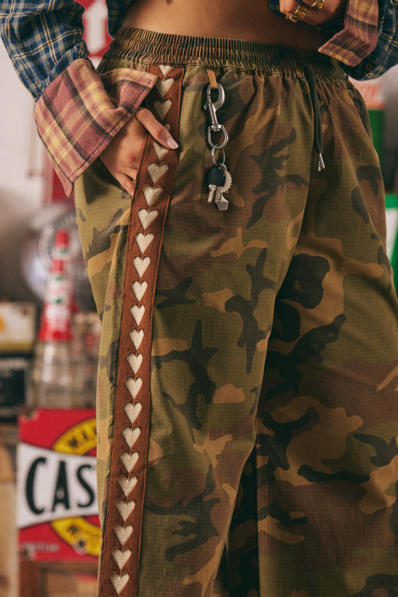 The Raving Hearts Pants - Drill Camo