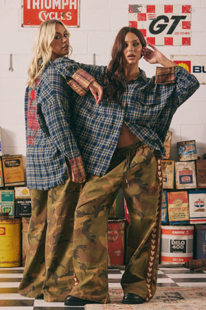 The Raving Hearts Pants - Drill Camo