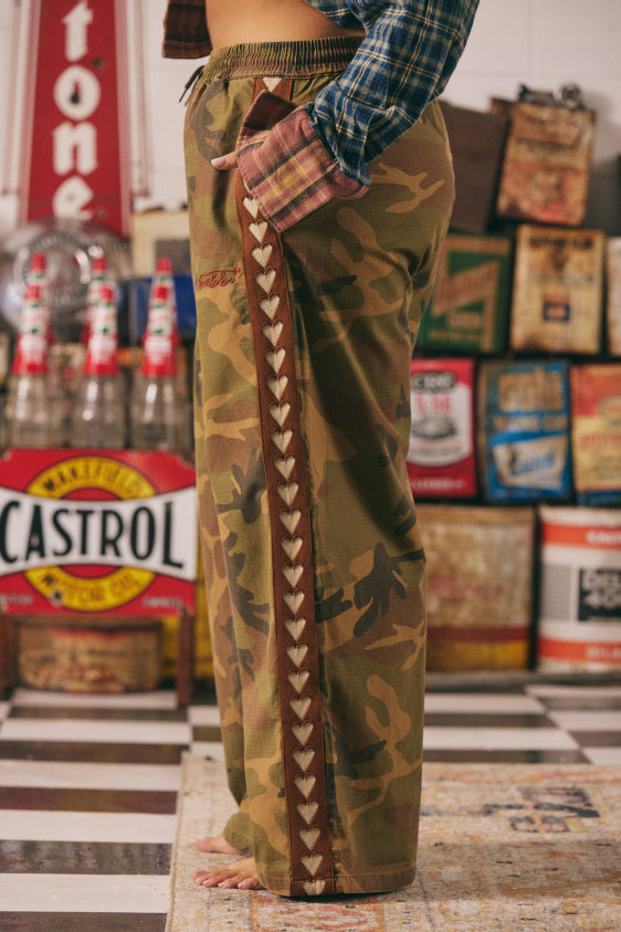 The Raving Hearts Pants - Drill Camo