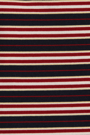 Harlow Oversized Polo - Cila Stripe Navy