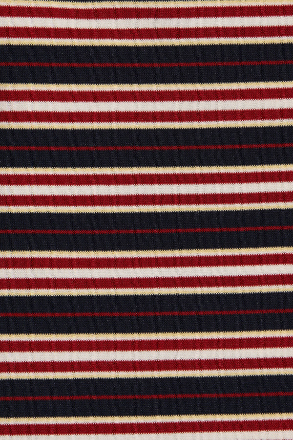 Harlow Oversized Polo - Cila Stripe Navy