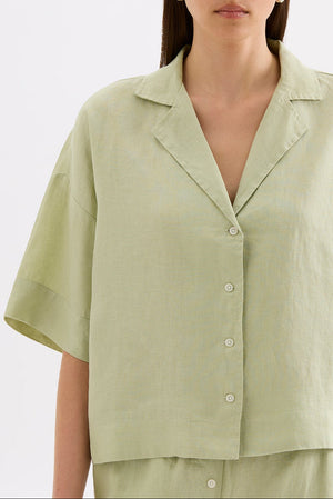 Lounge Linen Shirt - Dew