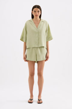 Lounge Linen Shirt - Dew