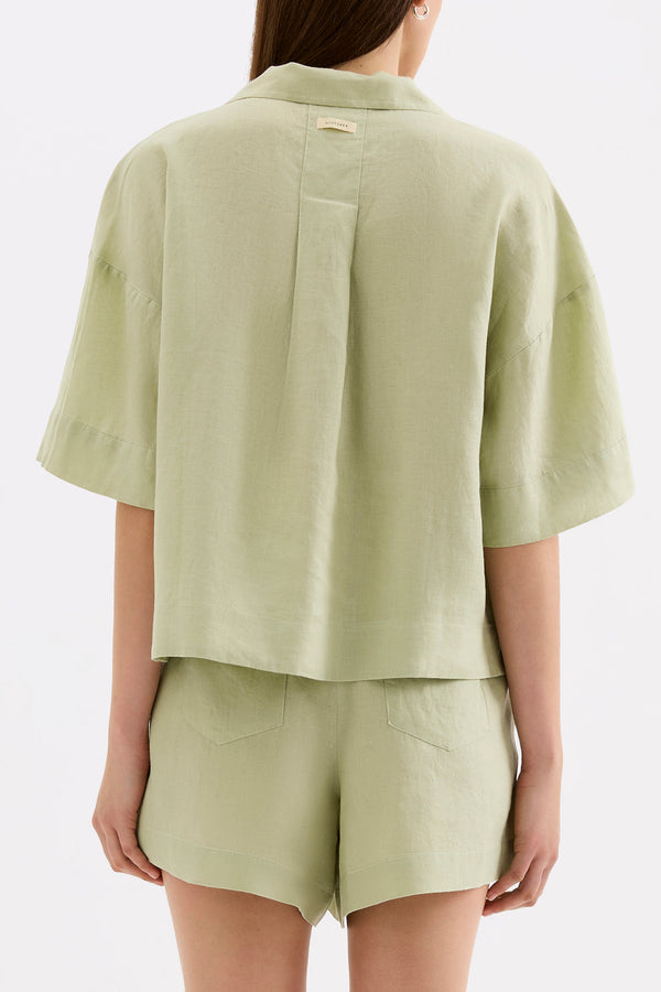 Lounge Linen Shirt - Dew