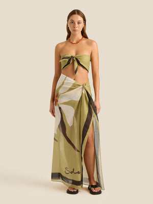 Square Pareo - Hibiscus