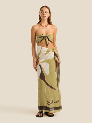 Square Pareo - Hibiscus