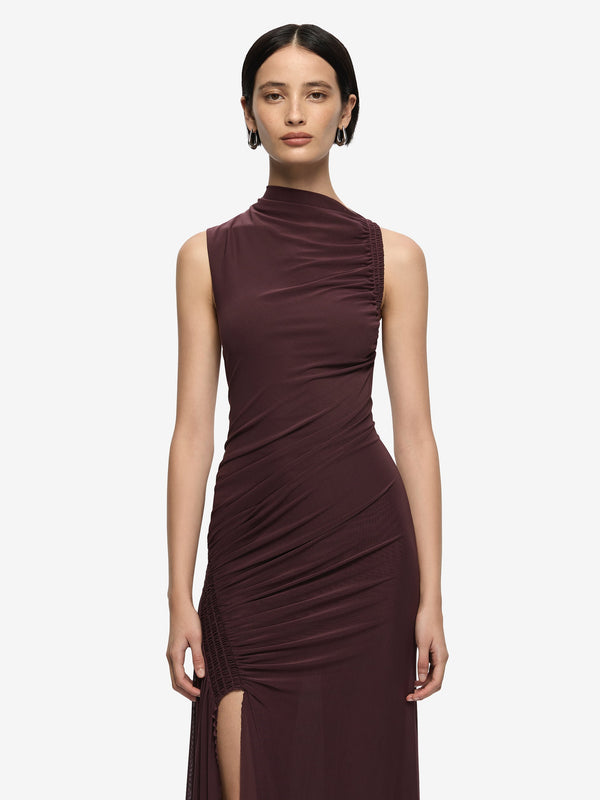 MARABOU MAXI DRESS