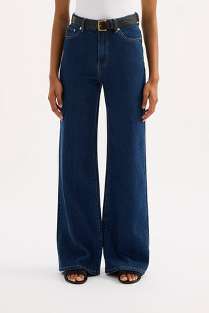 Organic Stretch Wide Leg Jean