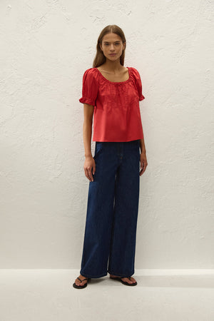 Jovita Top - Red