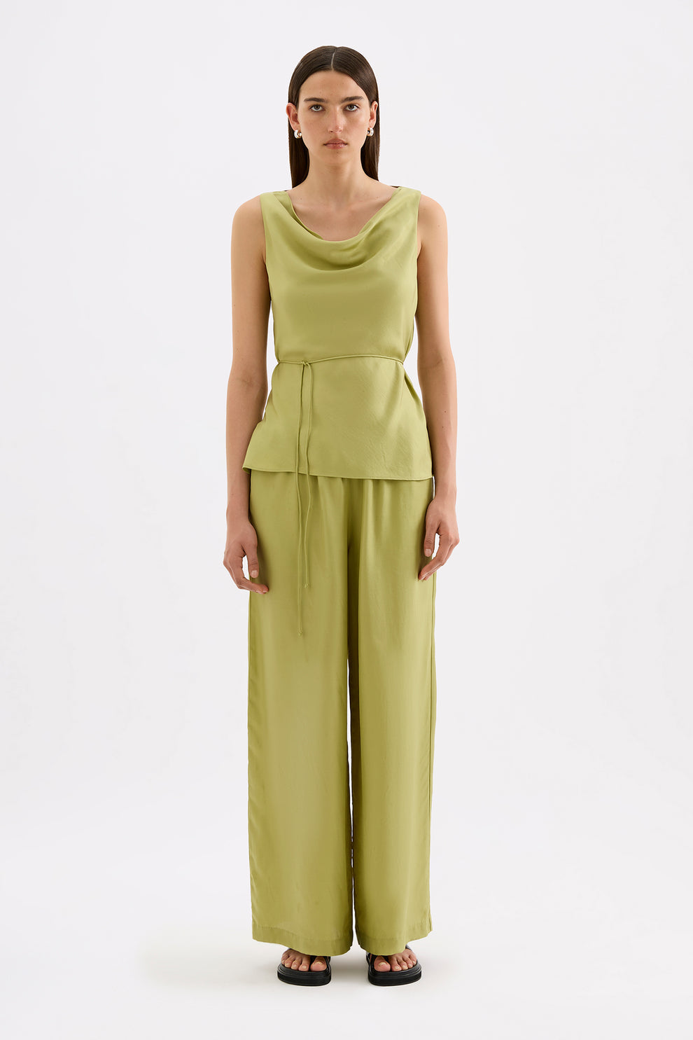 Tilly Tencel Top - Wasabi