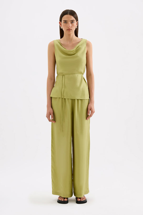 Tilly Tencel Top - Wasabi