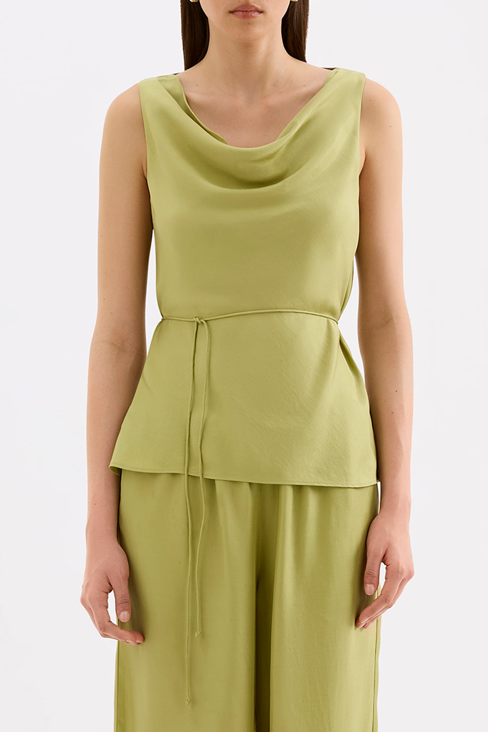 Tilly Tencel Top - Wasabi