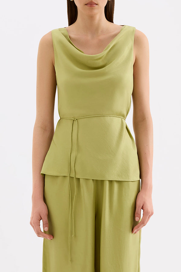 Tilly Tencel Top - Wasabi