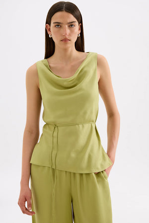 Tilly Tencel Top - Wasabi