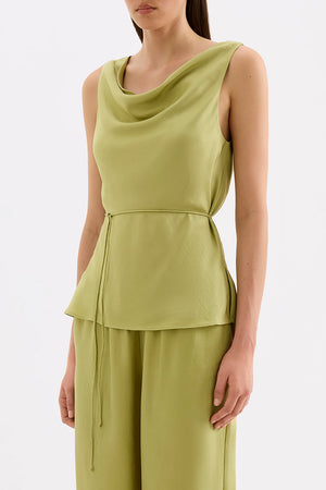 Tilly Tencel Top - Wasabi