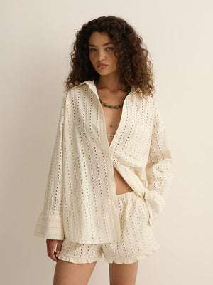 Riley Shirt - Ray Broderie