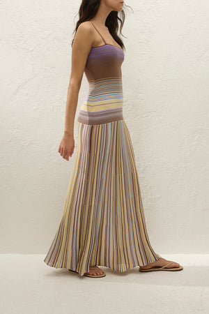 Esenia Knit Dress - Daniela Stripe