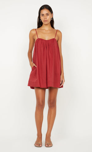 Vivian Mini Dress - Cherry