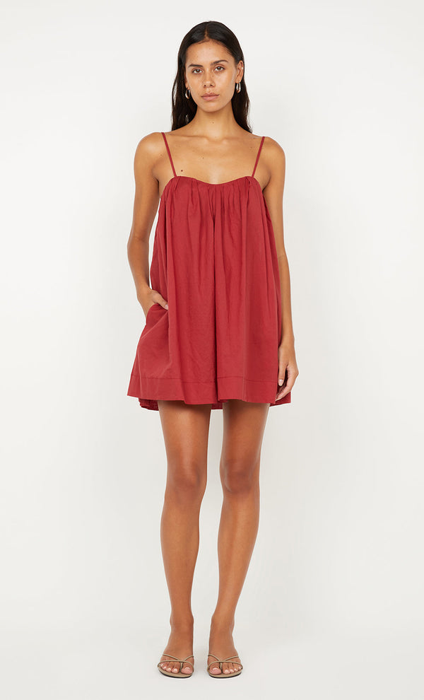 Vivian Mini Dress - Cherry