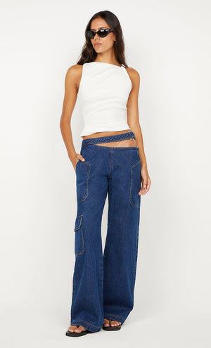 Ione Asym Top - Ivory