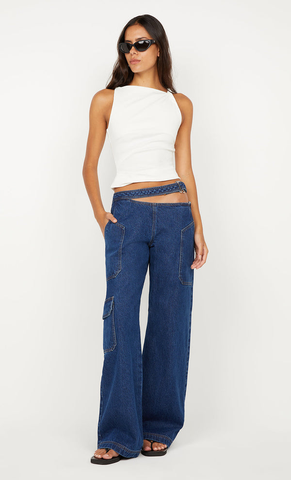 Ione Asym Top - Ivory
