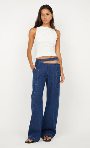 Ione Asym Top - Ivory