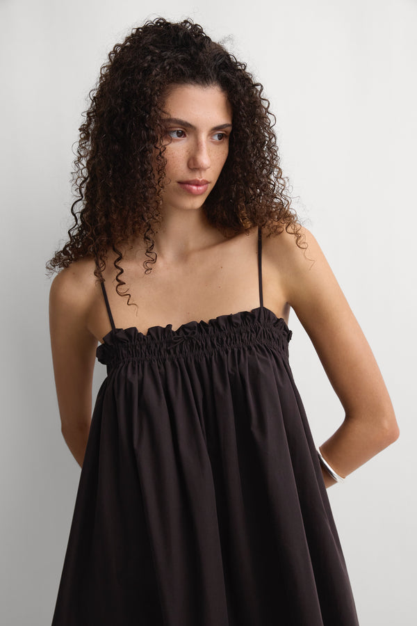 Adrianna Mini Dress - Carob