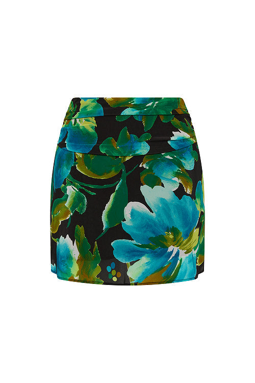 Lucia Mini Skirt - Black Tropicale