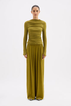 Calista Mesh LS Top - Avocado