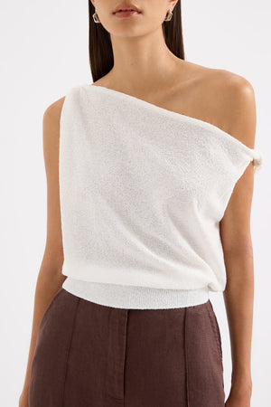 Paras Knit Top - Salt