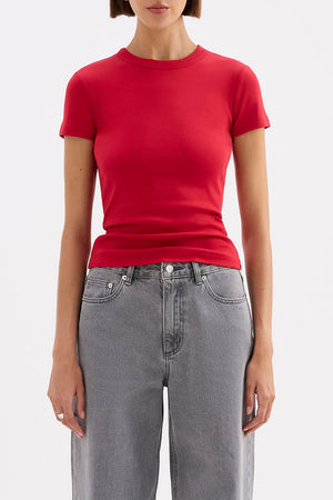 Organic Baby Tee - Cherry