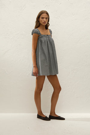 Belinha Mini Dress - Cantinho Gingam