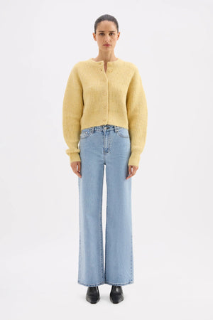 Nixon Cropped Cardigan - Butter