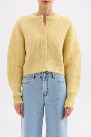 Nixon Cropped Cardigan - Butter