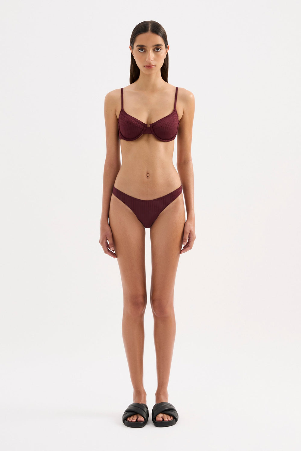 Rib Cheeky Brief - Olivewood