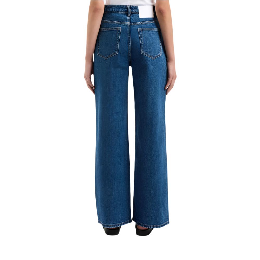Organic Stretch Wide Leg Jean