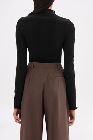 Mimi Longsleeve Top - Black