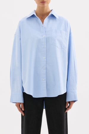 Classic Cotton Shirt - Blue