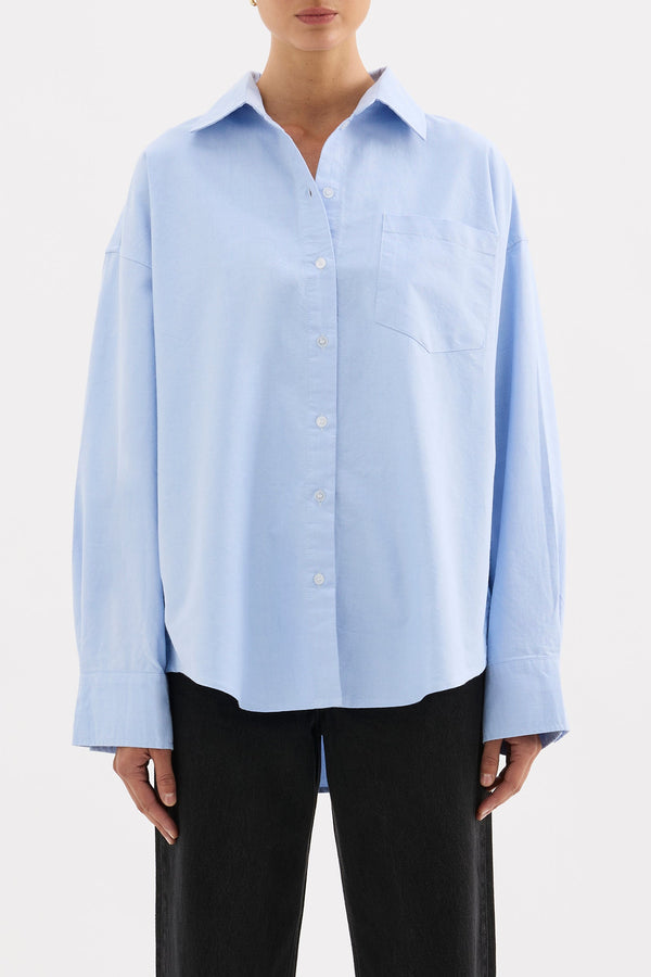 Classic Cotton Shirt - Blue