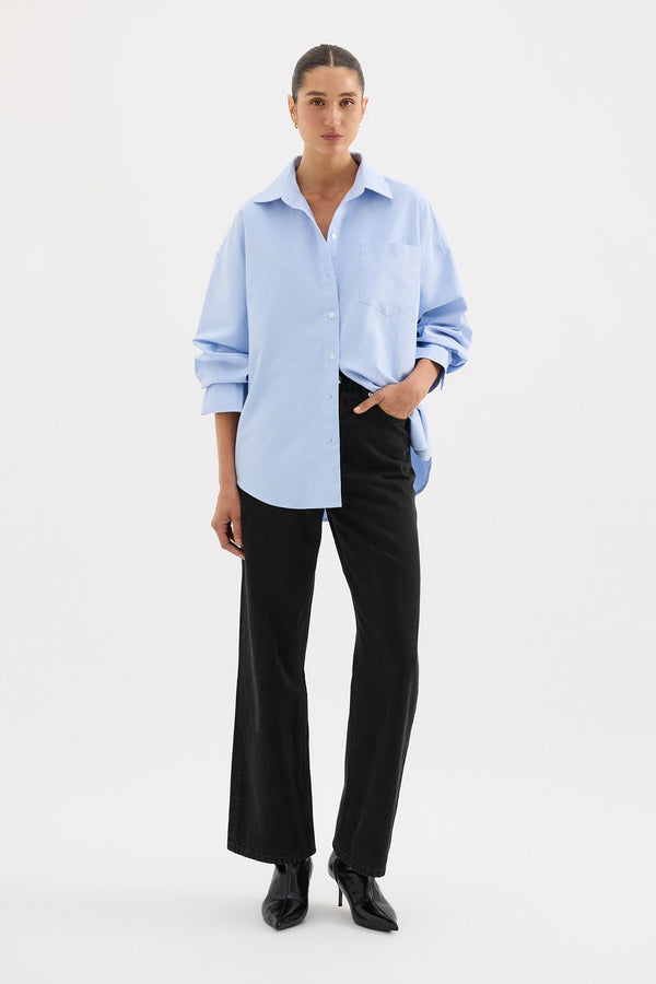 Classic Cotton Shirt - Blue