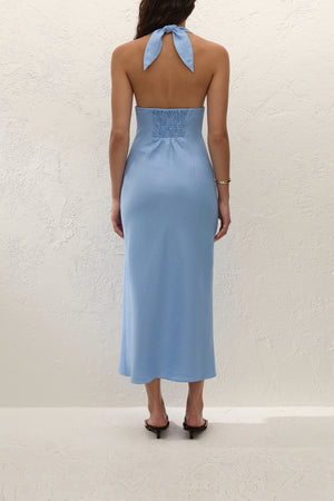 Marita Midi Dress - Sky Blue