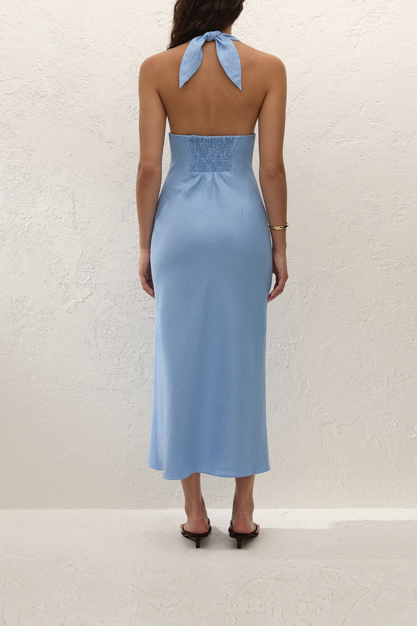 Marita Midi Dress - Sky Blue
