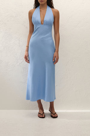 Marita Midi Dress - Sky Blue