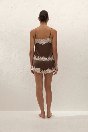 Marisol Top - Chocolate Lace