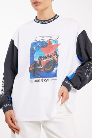 Moto Long Sleeve Tee