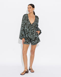 Canyon Wrap Top - Desert Flower