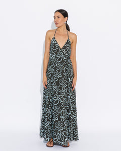 Canyon Halter Dress - Desert Flower