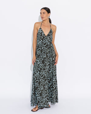 Canyon Halter Dress - Desert Flower